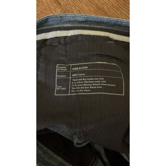 Banana Republic Shorts Womens Denim Chambray 5 Pockets Blue 100% cotton sz 12 - Picture 9 of 9